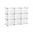 Cube Storage Unit - Plastic - White - Includes Dividers and Rubber Mallet