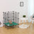 Customizable Pet Playpen - Metal - Black - Indoor Grid Design with Rubber Mallet
