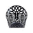 Cylindrical Umbrella Stand - Metal - Black - Includes Hooks and Drip Tray