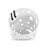 Cylindrical Umbrella Stand - Metal - White - With Hooks and Drip Tray