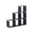 DIY Bookcase - Wood - Black - Multifunctional Storage and Room Divider