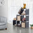 DIY Bookcase - Wood - Black - Multifunctional Storage and Room Divider