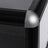 Deluxe Makeup Case - Acrylic - Black - Professional Organiser with Pull-Out Tray