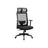 Mesh Office Chair - Mesh Fabric - Black - Ergonomic with Adjustable Lumbar Support and Headrest