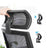 Mesh Office Chair - Mesh Fabric - Black - Ergonomic with Adjustable Lumbar Support and Headrest
