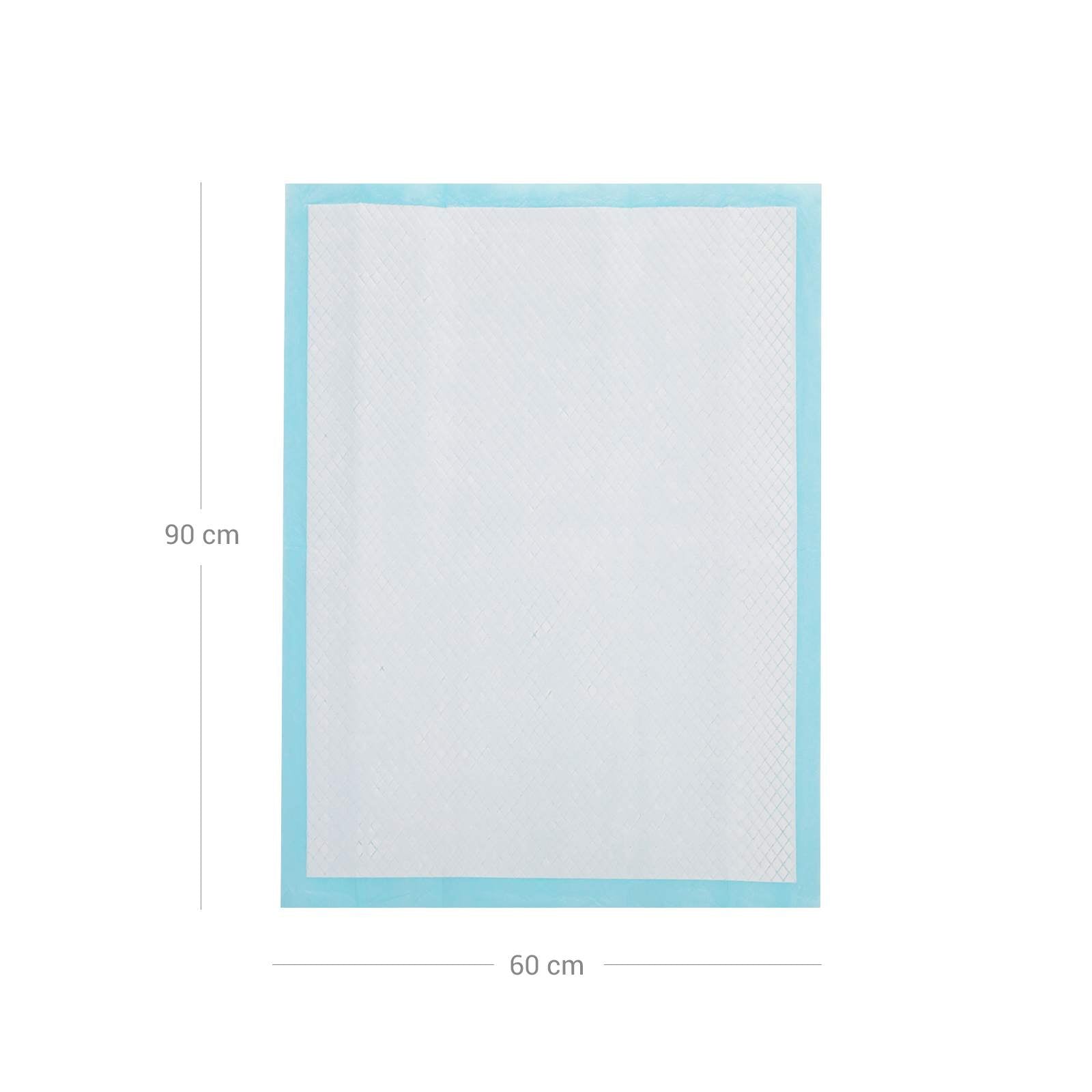 Disposable Pet Training Pads - 60 x 90 cm - Highly Absorbent 5-Layer Design