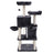 Cat Tree - Engineered Wood - Smoky Grey - Multi-Level with Scratching Posts