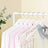 Double Rails Clothes Rack - Metal - White - Max Load 55 kg with Storage Shelf