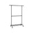 Double Rod Garment Rack - Metal - Black - 110 Kg Capacity