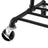 Double Rod Garment Rack - Metal - Black - 110 Kg Capacity