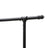 Double Rod Garment Rack - Metal - Black - 110 Kg Capacity