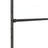 Double Rod Garment Rack - Metal - Black - 110 Kg Capacity