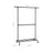 Double Rod Garment Rack - Metal - Black - 110 Kg Capacity