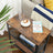 Side Table - Metal - Rustic Brown - Double Mesh Shelves