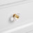Bedside Table - Spacious with 2 Drawers - White - Wooden