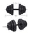 Dumbbell Set - Metal - Black - Total 40 kg for Home and Gym Fitness