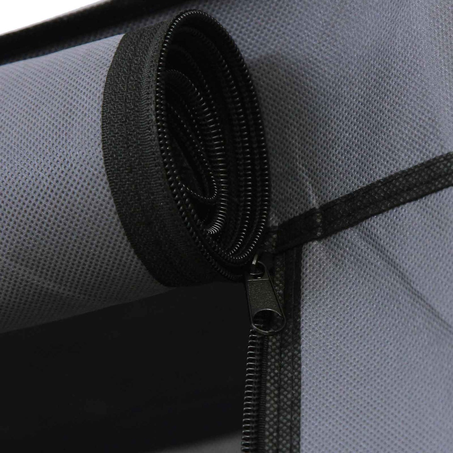 Shoe Rack - Fabric - Black - 10-Tier with Dustproof Cover