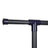 Extendable Garment Rack - Metal - Matte Black and Blue - Rolling Design with Thickened Hanging Rail