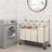 Laundry Cart - Fabric - Black - 4 Removable Bags