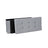 Fabric Storage Ottoman - Linen Fabric - Light Grey - Versatile Folding Toy Box