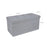 Fabric Storage Ottoman - Linen Fabric - Light Grey - Versatile Folding Toy Box