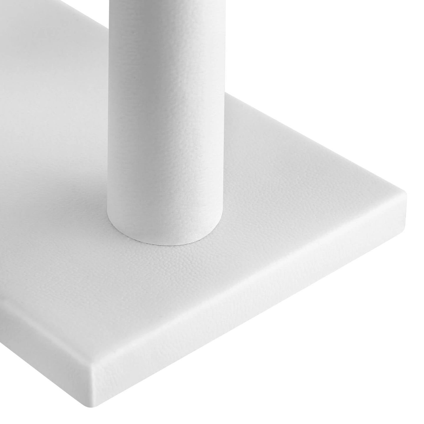 Jewellery Stand - Faux Leather - White - Multi-Functional Holder for Earrings