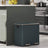 Fingerprint Proof Recycling Bin - Plastic - White - Double Compartment with Soft-Close Lids and Pedals