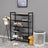 Shoe Rack - Metal Mesh - Cool Grey - 5-Tier Stackable Design for 15 to 20 Pairs