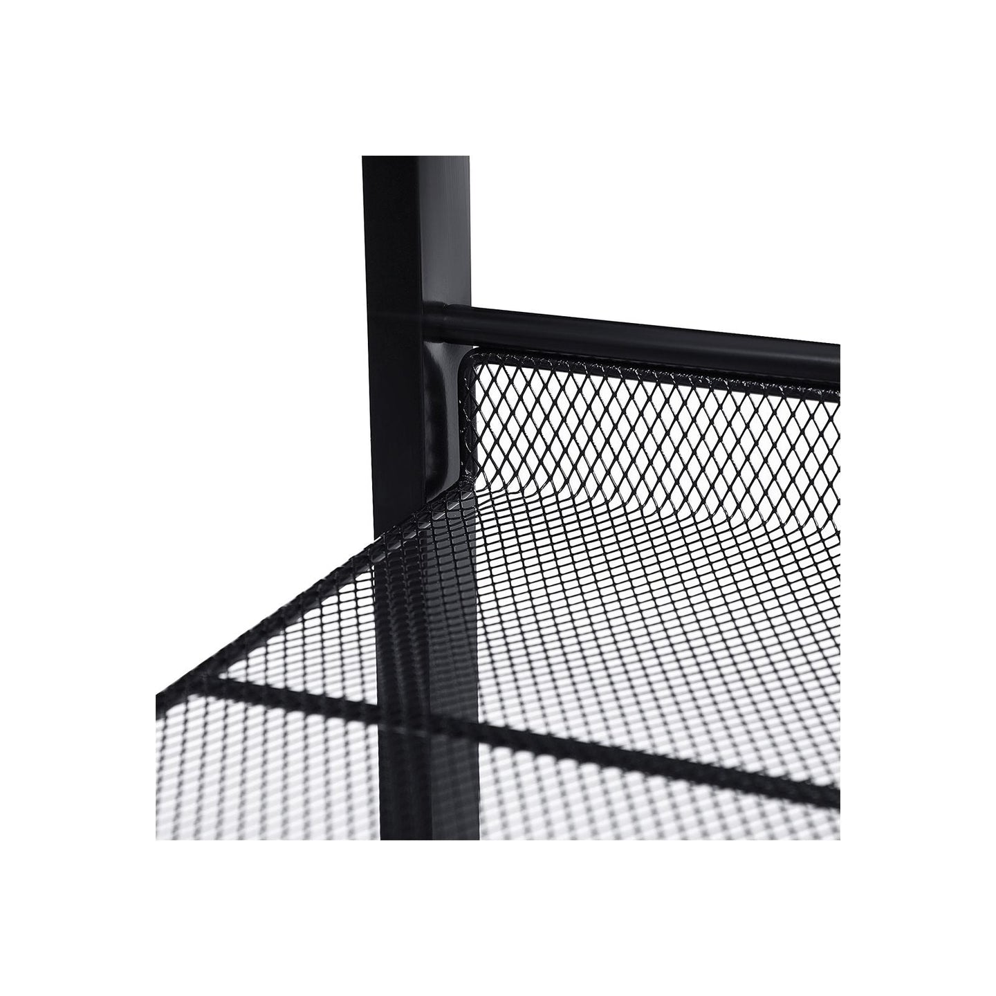 Shoe Rack - Metal Mesh - Cool Grey - 5-Tier Stackable Design for 15 to 20 Pairs