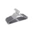 Suit Hangers - Plastic - Grey - Flat-Head Design with 360° Swivel Hook and Non-Slip Protection