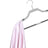 Suit Hangers - Plastic - Grey - Flat-Head Design with 360° Swivel Hook and Non-Slip Protection