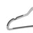 Suit Hangers - Plastic - Grey - Flat-Head Design with 360° Swivel Hook and Non-Slip Protection