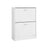 Shoe Cabinet - Engineered Wood - White - 2 Flip Doors for Boot and Heel Storage