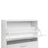 Shoe Cabinet - Engineered Wood - White - 2 Flip Doors for Boot and Heel Storage
