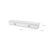 Floating Wall Shelf - MDF - White - Dual Drawer Storage