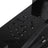 Floating Wall Shelves - MDF - Black - Modern High Gloss Finish with Invisible Mounting