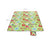 Flower Pattern Picnic Blanket - flannel + foam + aluminized film - White