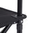 Foldable Camping Chair - Durable Fabric - Black - Features 3-Pocket Design