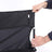 Foldable Camping Chair - Durable Fabric - Black - Features 3-Pocket Design