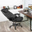 Executive Office Chair - PU Leather - Black - Foldable Headrest with Ergonomic Design