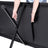 Folding Guest Bed - Metal - Black - Extra Large