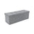Folding Storage Ottoman - Linen Fabric - Light Grey - Large Size with Storage Compartment