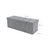 Folding Storage Ottoman - Linen Fabric - Light Grey - Large Size with Storage Compartment
