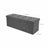 Folding Storage Ottoman - Linen Fabric - Light Grey - Large Size with Storage Compartment