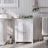 Free Standing Bathroom Cabinet - White - Wooden