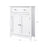 Free Standing Bathroom Cabinet - White - Wooden