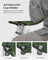Set of 2 Foldable Camping Chairs - Fabric - Green - Armrests and Cup Holder