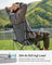 Set of 2 Folding Camping Chairs - Steel - Slate Grey - with Armrests and Cup Holder