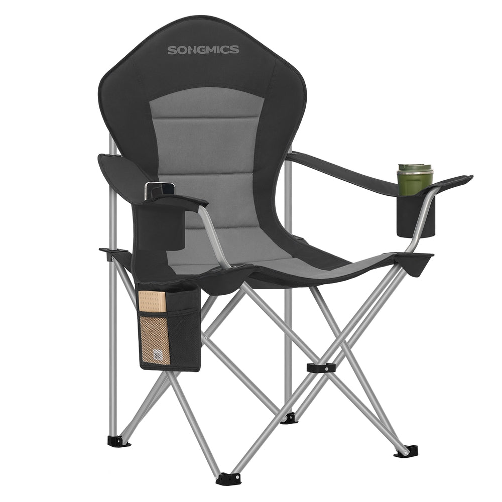 Folding Outdoor Chair - 24L - Steel - Wide Seat
