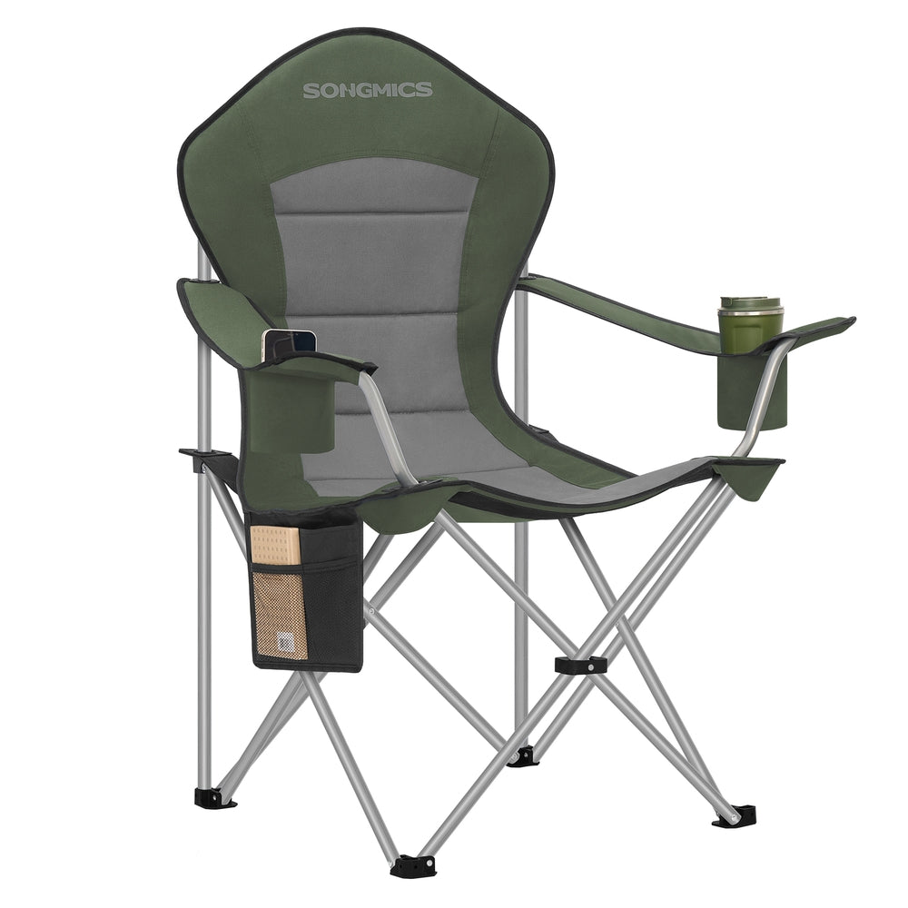 Folding Outdoor Chair - 24L - Steel - Wide Seat